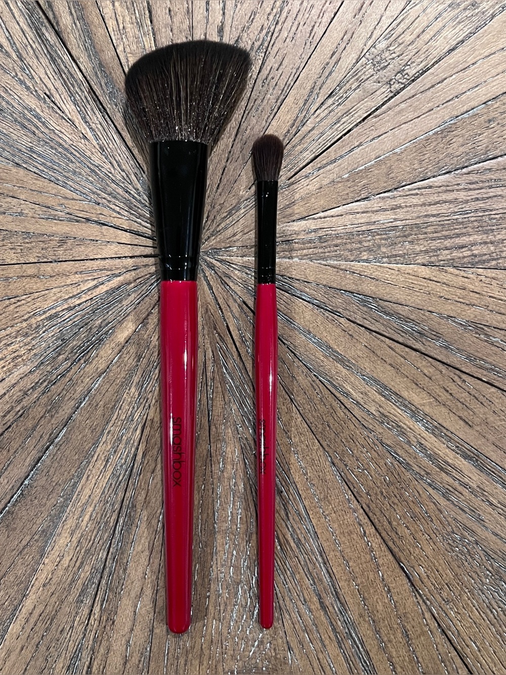 Smashbox Angled Blush Brush and Contour Shadow Eyeshadow Brush NEW